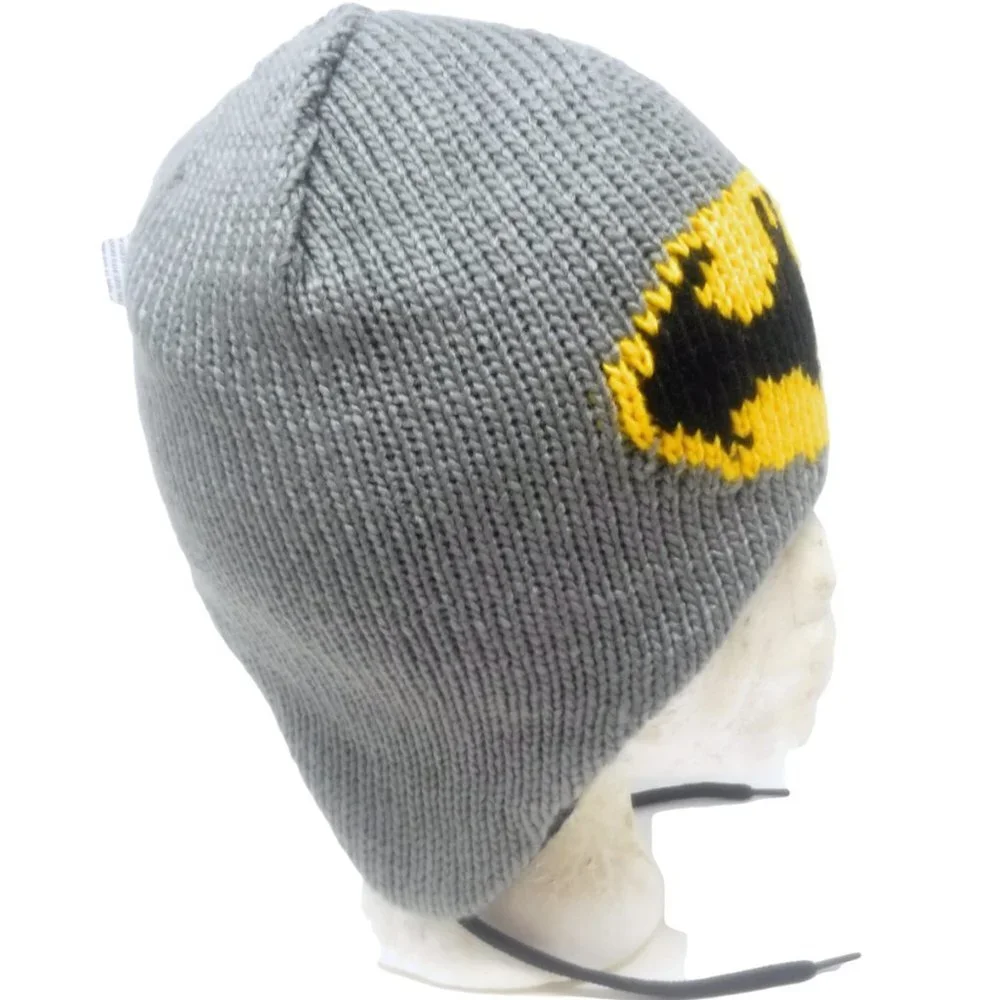 DC Comics Boys Reversible Batman Lined Winter Hat